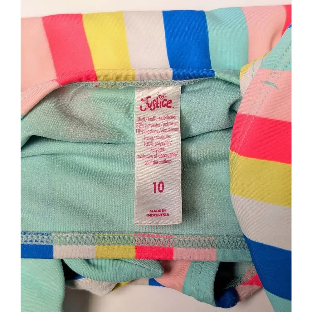 Colorful Assortment Swimsuits Swimwear GIRLS SIZE 10/12L Lot of 3 OP So Justice